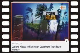 Cyklon Hidaya u wybrzeży Kenii